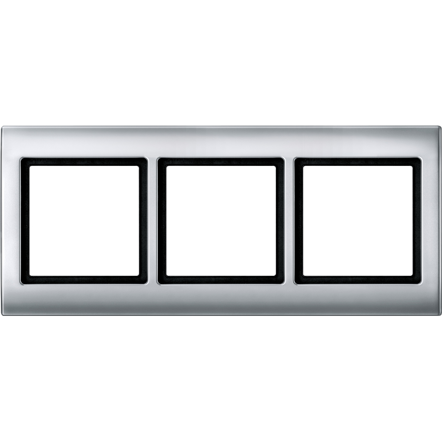 Merten 400360 Rahmen 3f.alu waage/senkrecht