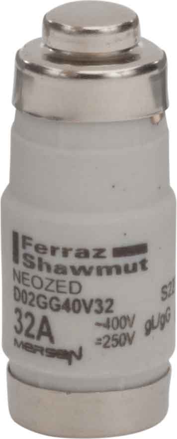 Mersen D02GG40V32 Sicherungseinsatz NEOZED D02 gG 32A/400V