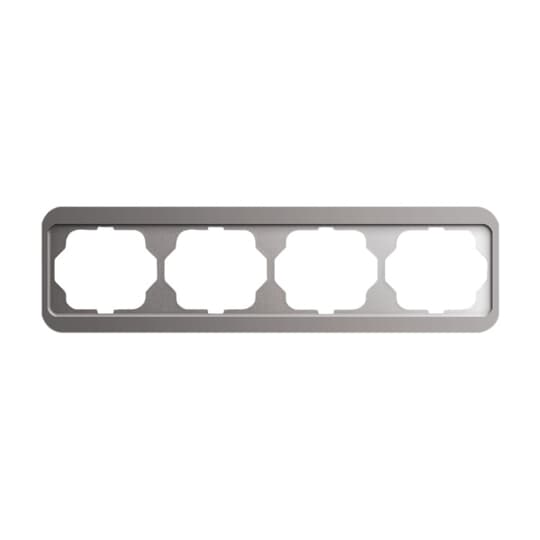 Busch-Jaeger 1724-20 Rahmen 4-fach platin, waager.alpha