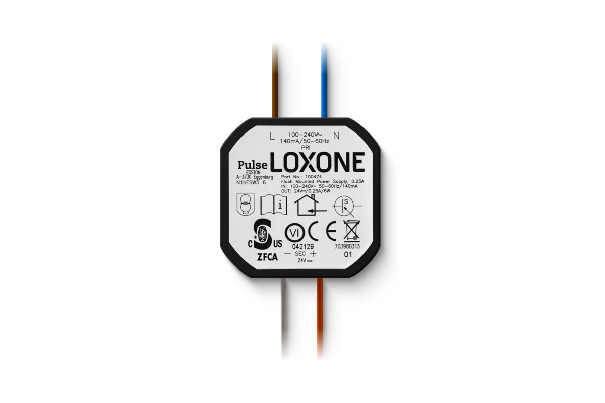 Loxone Unterputz Netzteil 0,25A