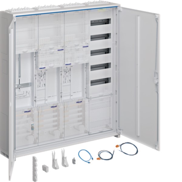 Hager ZB34SET25LS Komplettschrank 2ZP/RES/SG/VF5rh/APZ