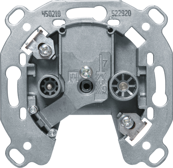 Berker 450210 Antennen-Steckdose 2Loch Einzeldose