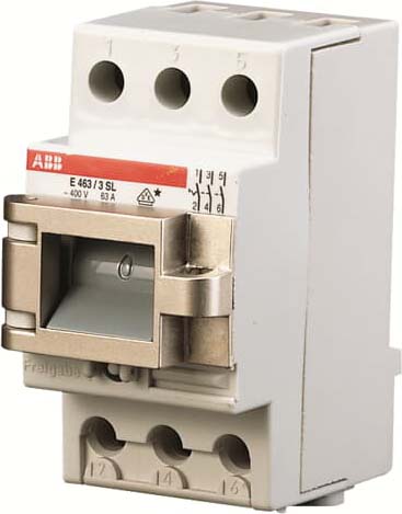 ABB Stotz S&J E463/3SL Hauptschalter 63A 3p.