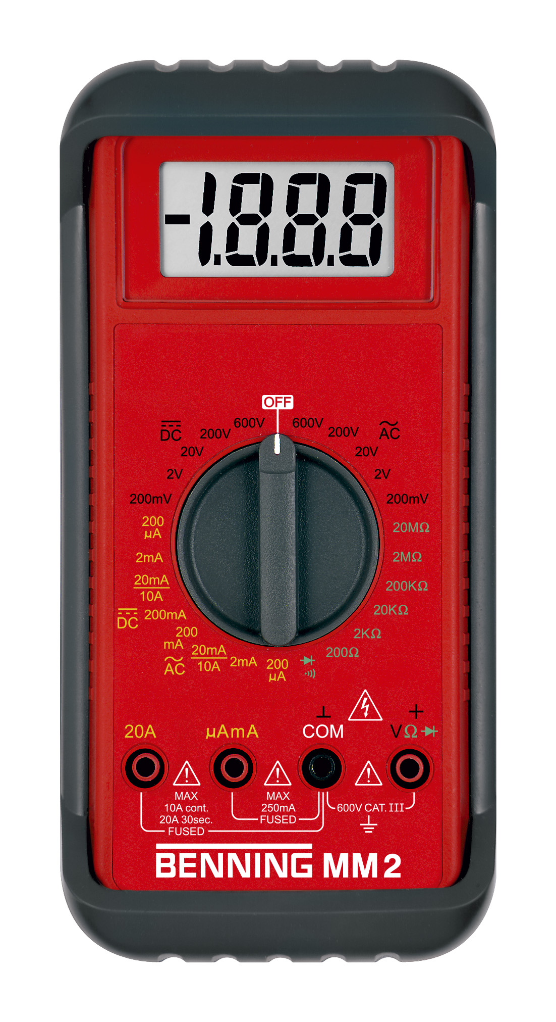 Benning MM2 Digital Multimeter 1000V Messbereich