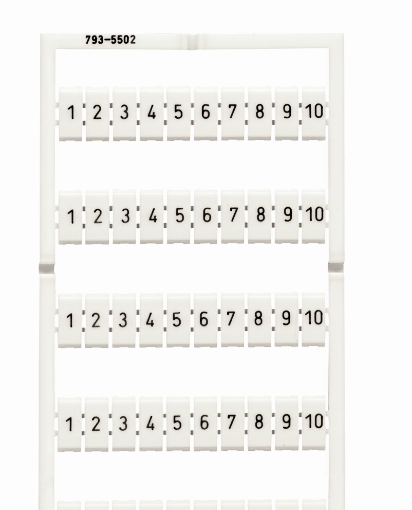 WAGO GmbH & Co. KG 793-5502 WMB-Bezeichnungssystem W:1-10 je(10x)