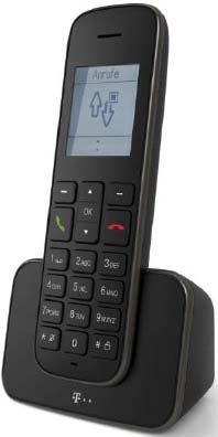 Telekom Deutschland Sinus A 207 sw DECT-Telefon schnurlos int.Anrufbeantworter