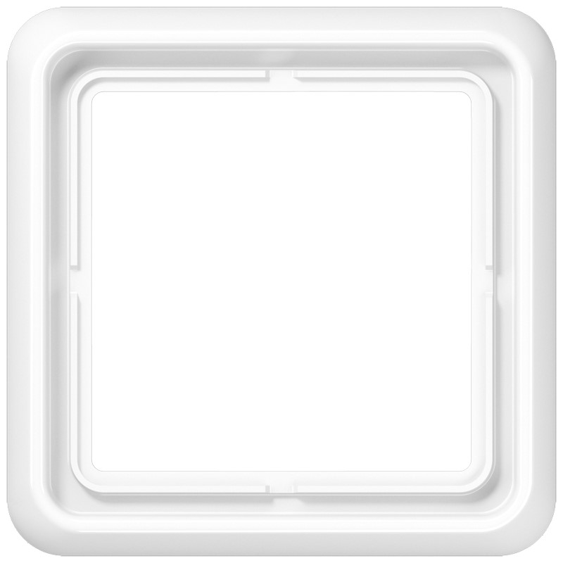 Jung CD 581 WU WW Rahmen 1-fach aws waage/senkrecht