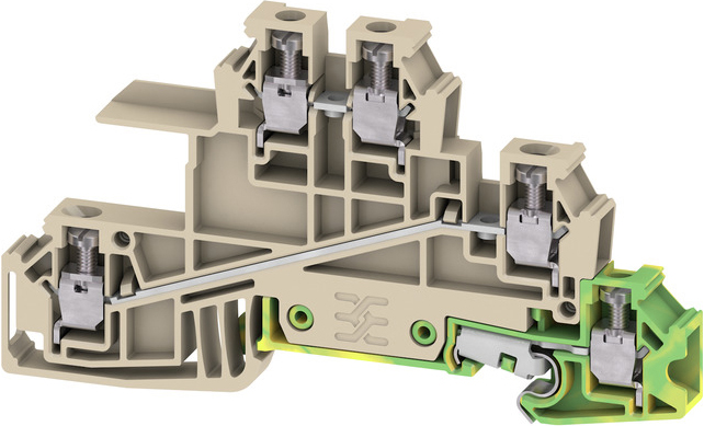 Weidmüller WDL 2.5/S/L/L/PE Verteilerklemme 84,5x6,1x49mm