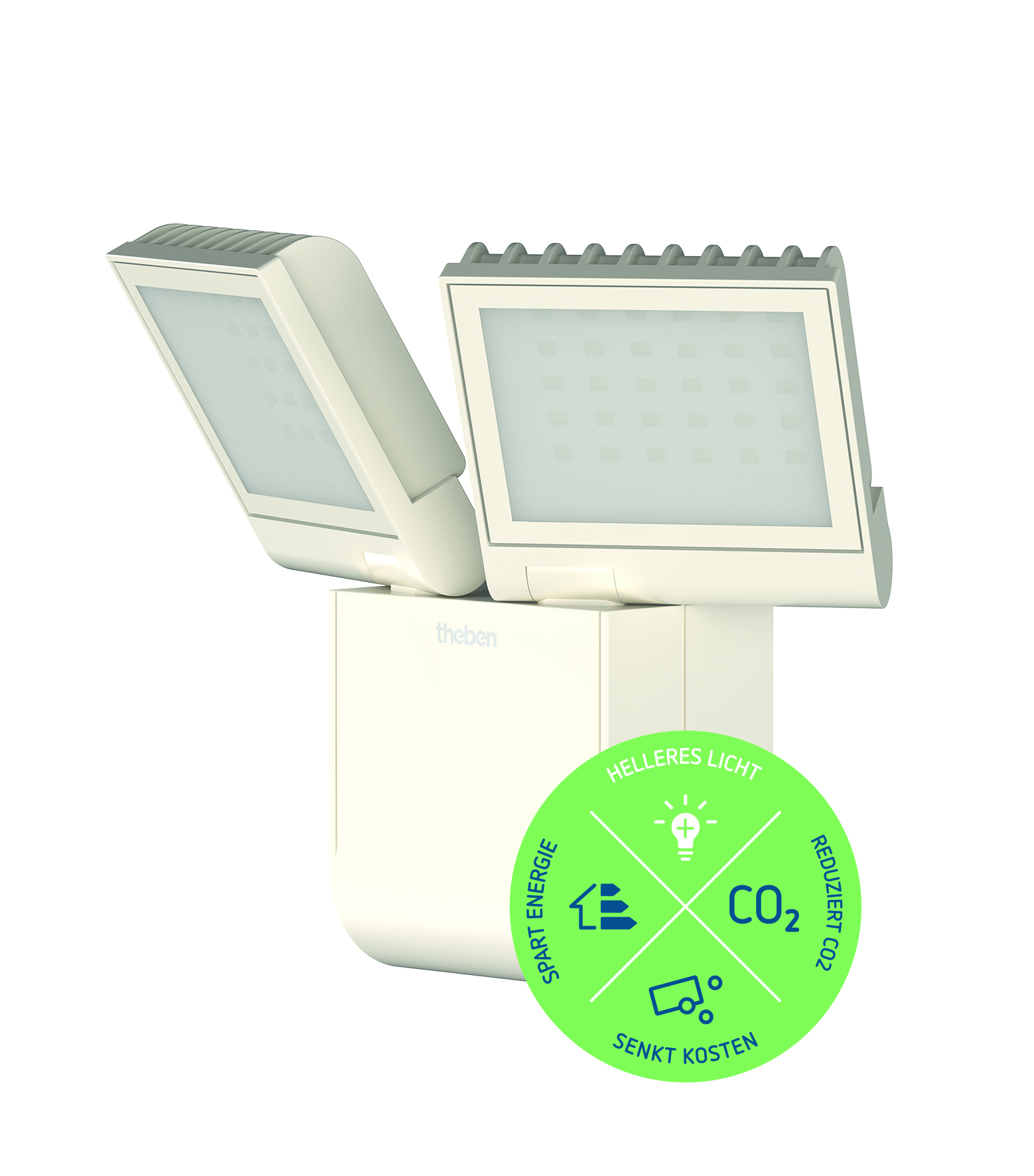 Theben theLeda S17-100L WH LED-Strahler 17 Watt, ws