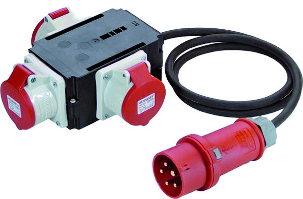 Bachmann 349.035 CEE-Adapter 1xSt.16A 3xDose 16A