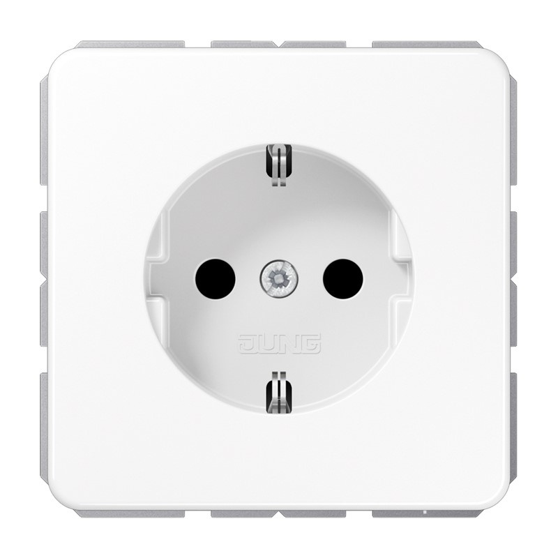 Jung CD 1520 WW SCHUKO-Steckdose alpinweiß