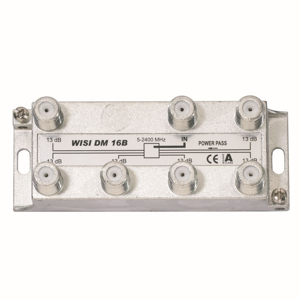 Wisi DM16B Verteiler 6f. 5-2400MHz, 13dB
