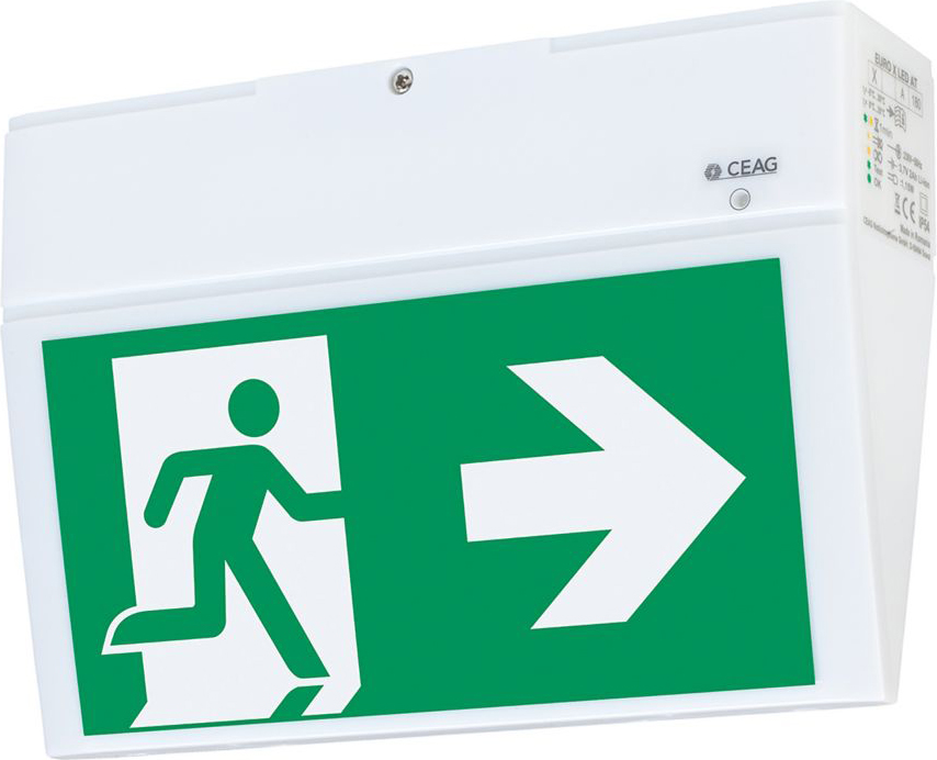 Ceag Notlichtsysteme EURO X LED Einzelbatterie-Leuchte LED 3h IP54