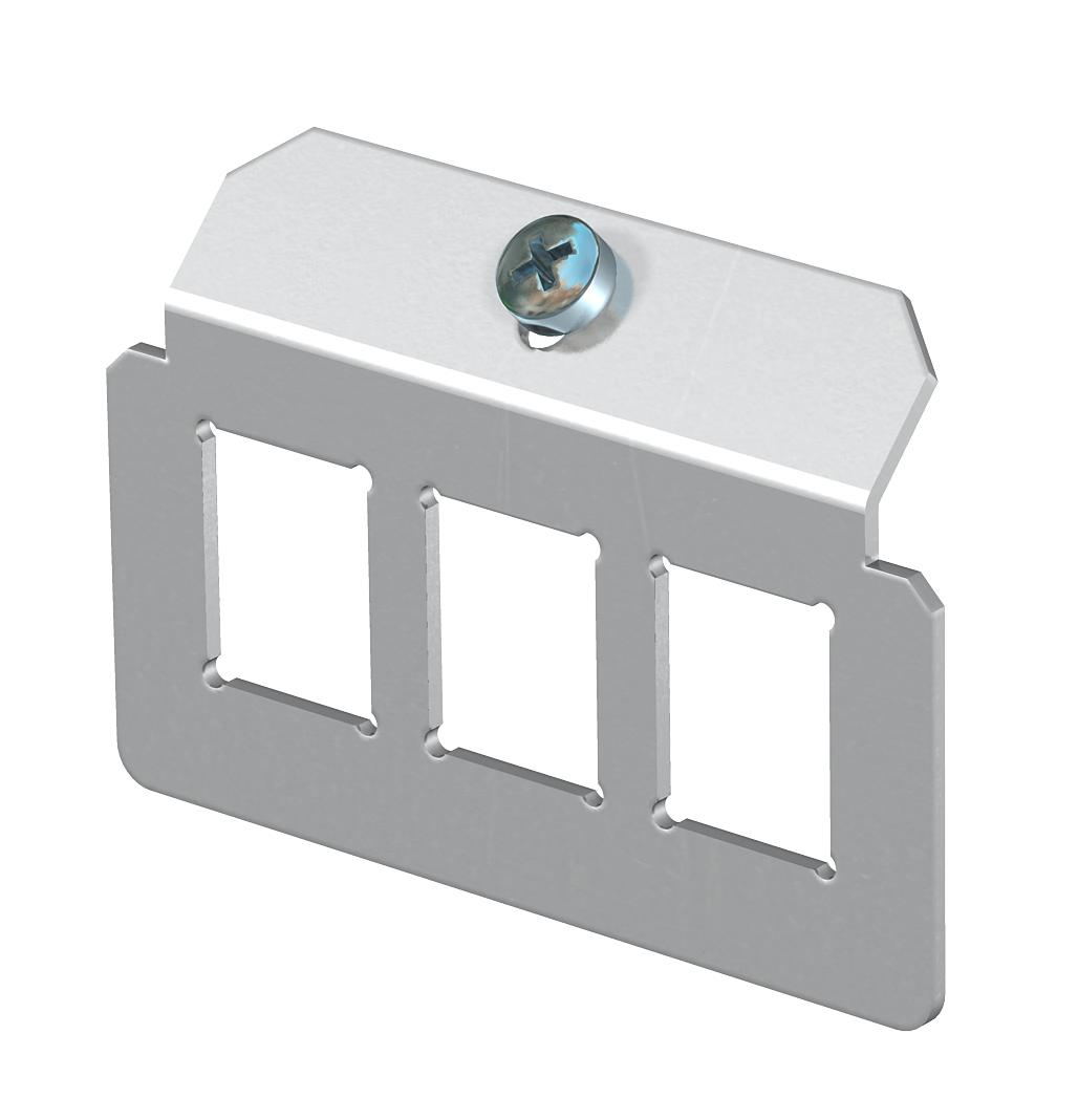 OBO Bettermann Vertr MTM 3C Trägerplatte 3xLochbild Typ C