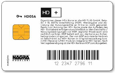 HD Plus 12033 HD+Karte 12 Monate