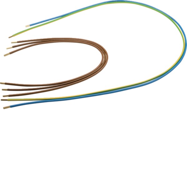 Hager Y89Z Abgangskabelbaum 10qmm,5-polig,Stift