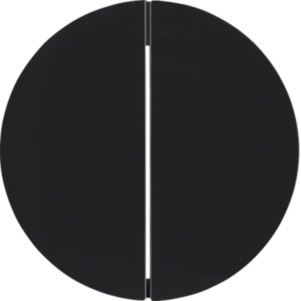 Hager WLW2010BG Wippe 2fach schwarz, glänz