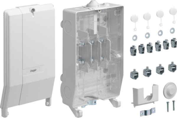 Hager ZAN334C Hausanschlusskasten K3