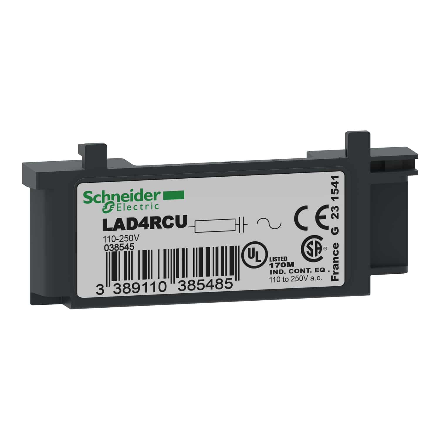Schneider Electric LAD4RCU RC-Glied 110-240V AC,f.LC1D09-38