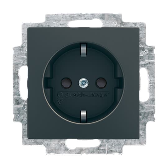 Busch-Jaeger 20 EUCB-15-914 SCHUKO Steckdosen-Einsatz schwarz