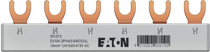 Eaton EVGK-3PHAS/6MODUL Gabelverschienung 3-phasig