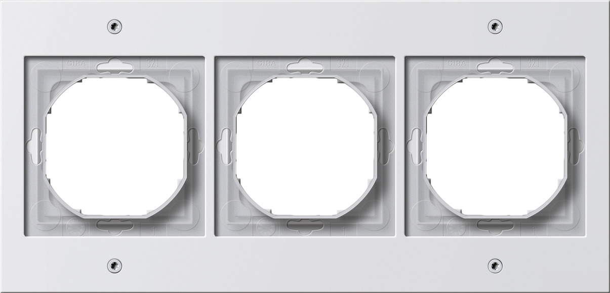Gira 021366 Abdeckrahmen 3f.rws TX44