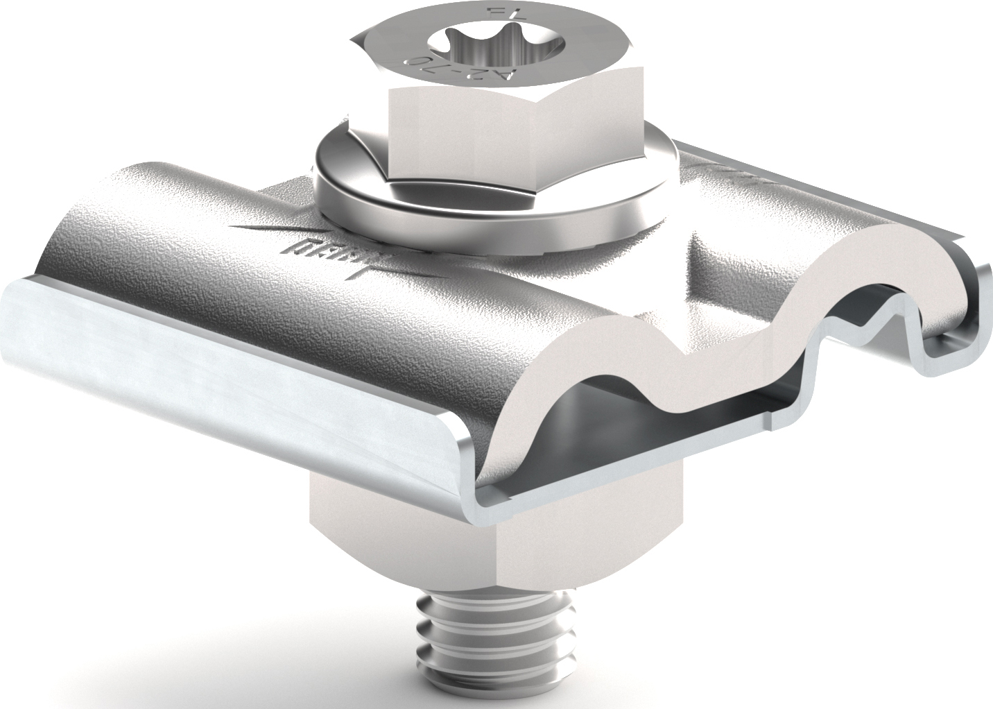 Schletter Solar 135003-002 Erdungs-/Blitzschutzklemme VA M8