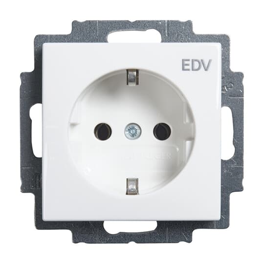 Busch-Jaeger 20 EUC/DV-914 SCHUKO Steckdosen-Einsatz alpinweiß