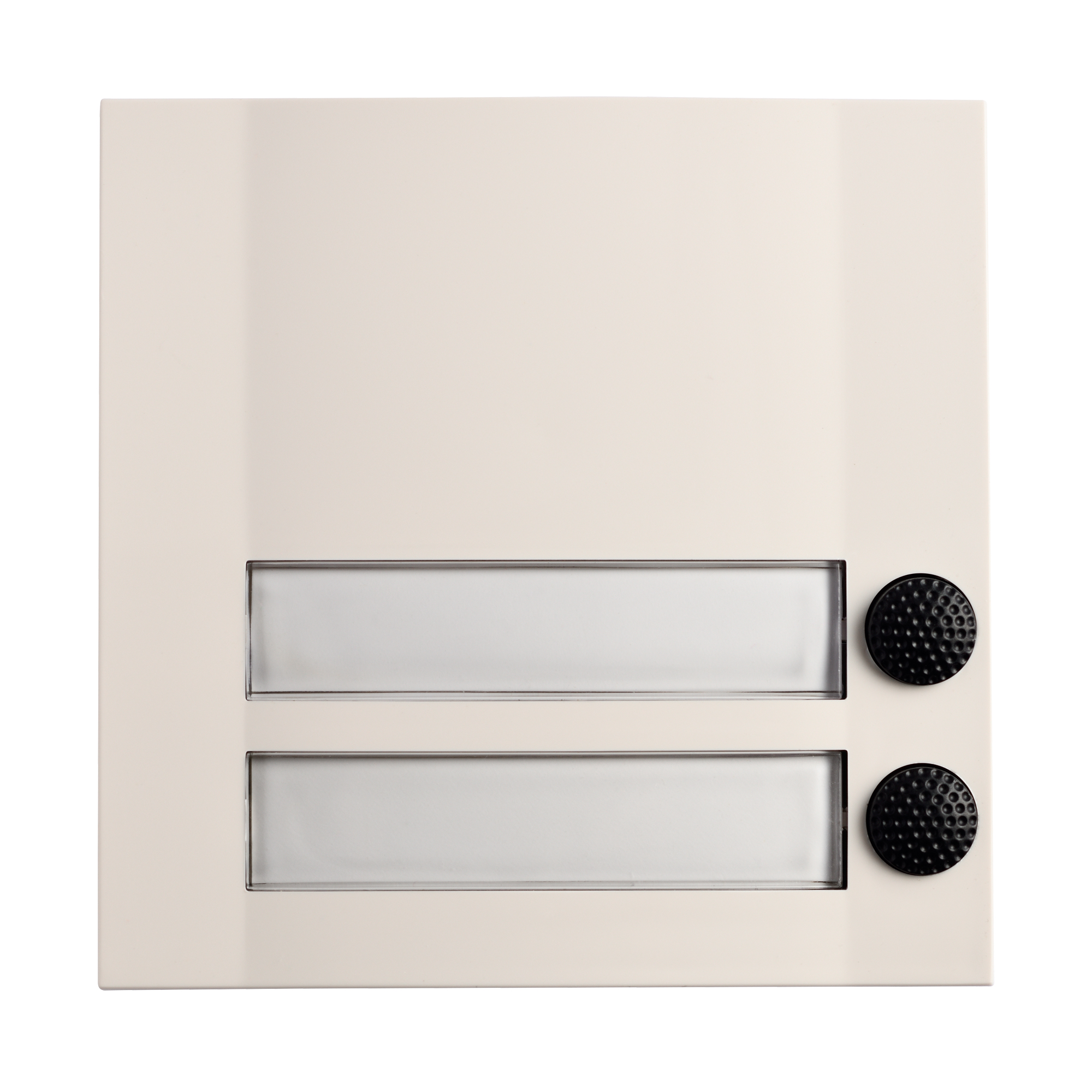 Grothe DOMOLUX DUO WS/SW Klingeltaster 2fach 90x90x18,5mm, ws/sw