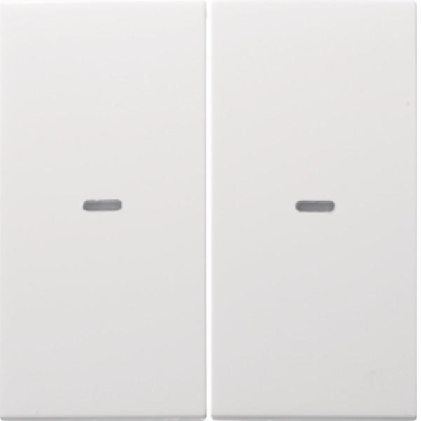 Berker 80960389 Tast-Abdeckung 2f. pws