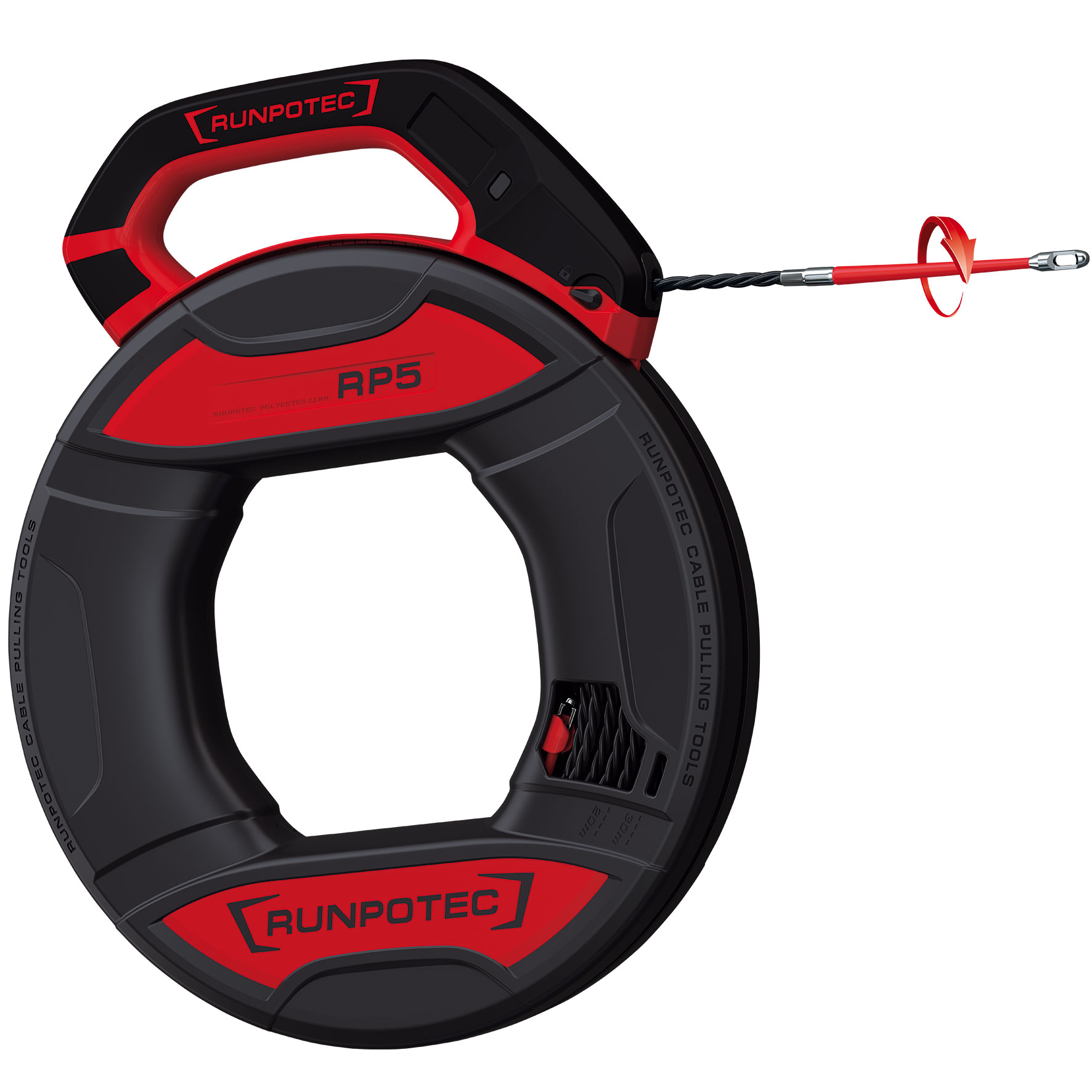 Runpotec 10013 RP5 Kabeleinziehband - 20m für Rohrdm 16-40 mm