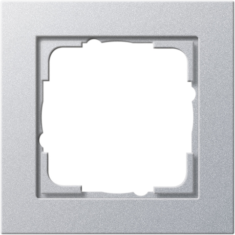 Gira 021125 Abdeckrahmen 1f. alu bruchsicher