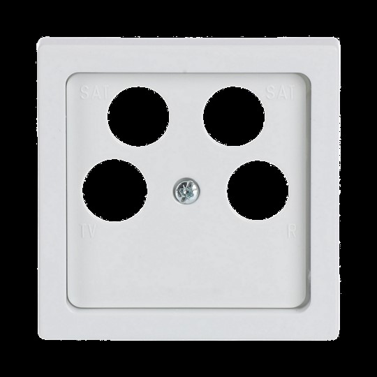 Busch-Jaeger 1743/10-04-84 Zentralscheibe studioweiß Abdeckung