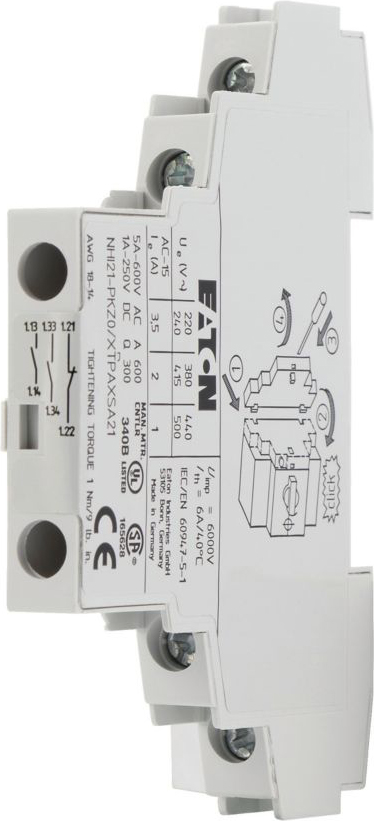 Eaton NHI21-PKZ0 Normal-Hilfsschalter 2S1Ö