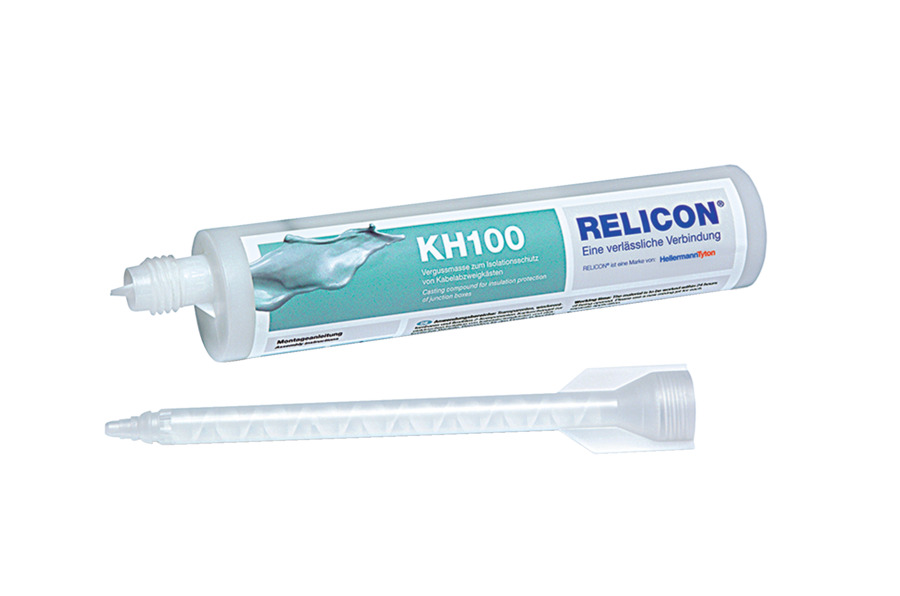 HellermannTyton Gel100-250mlKH100-CL 2K-KH100 Kartusche 250ml mit SF- System