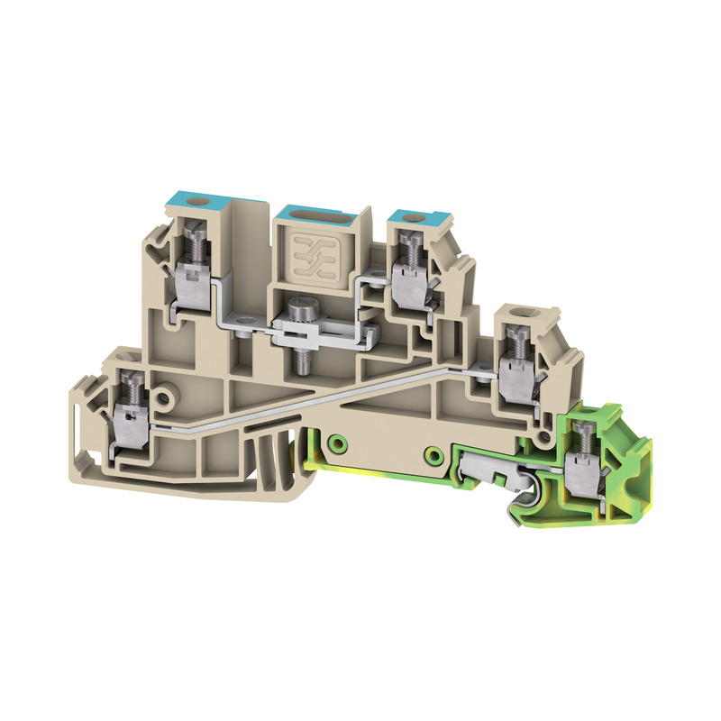 Weidmüller WDL 2.5/NT/L/PE Verteilerklemme 90x6,1x49mm