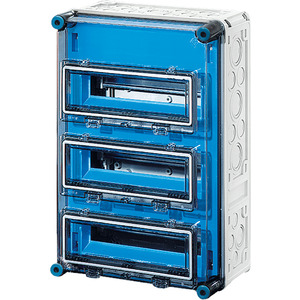 Hensel Mi 1333 Automatengehäuse 36TE m.3Klappdeckeln