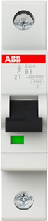 ABB Stotz S&J S201-B6 Sicherungsautomat 6kA 6A B 1p