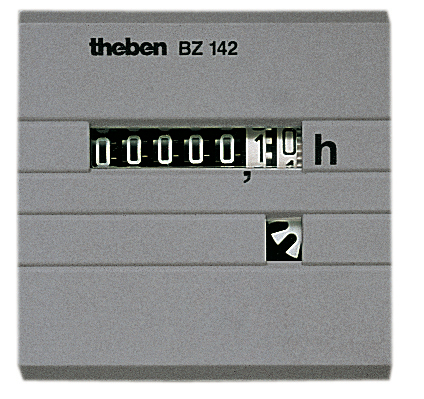 Theben BZ142-1 50Hz Betriebsstundenzähler 230VAC