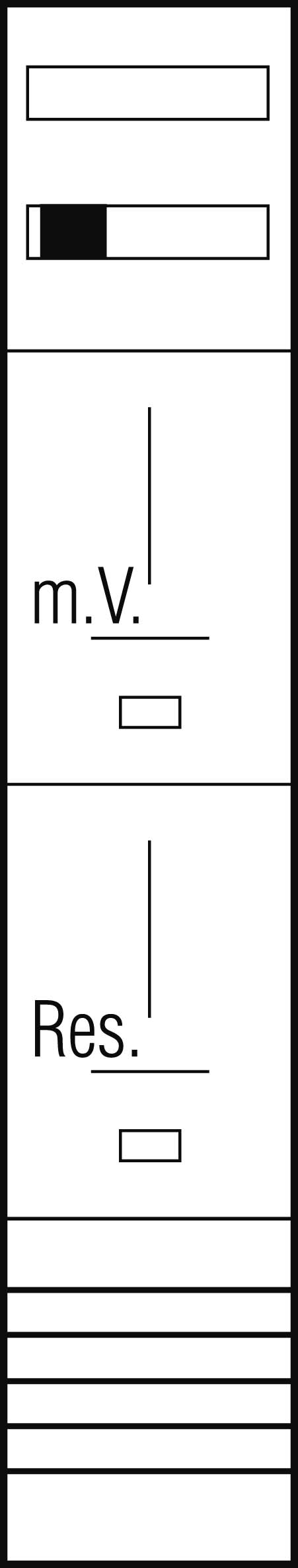 ABN Z19111 Zählerplatz 3Pkt 1Z/Res