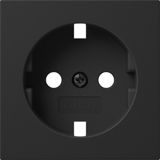 Gira 4920005 Abd. SCHUKO-Steckd. Schwarz m