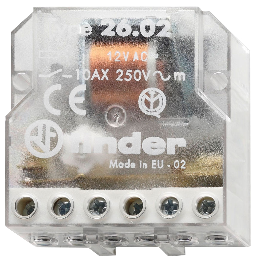 Finder 26.02.8.230.0000 Stromstoßschalter UP 2S 10A 230VAC