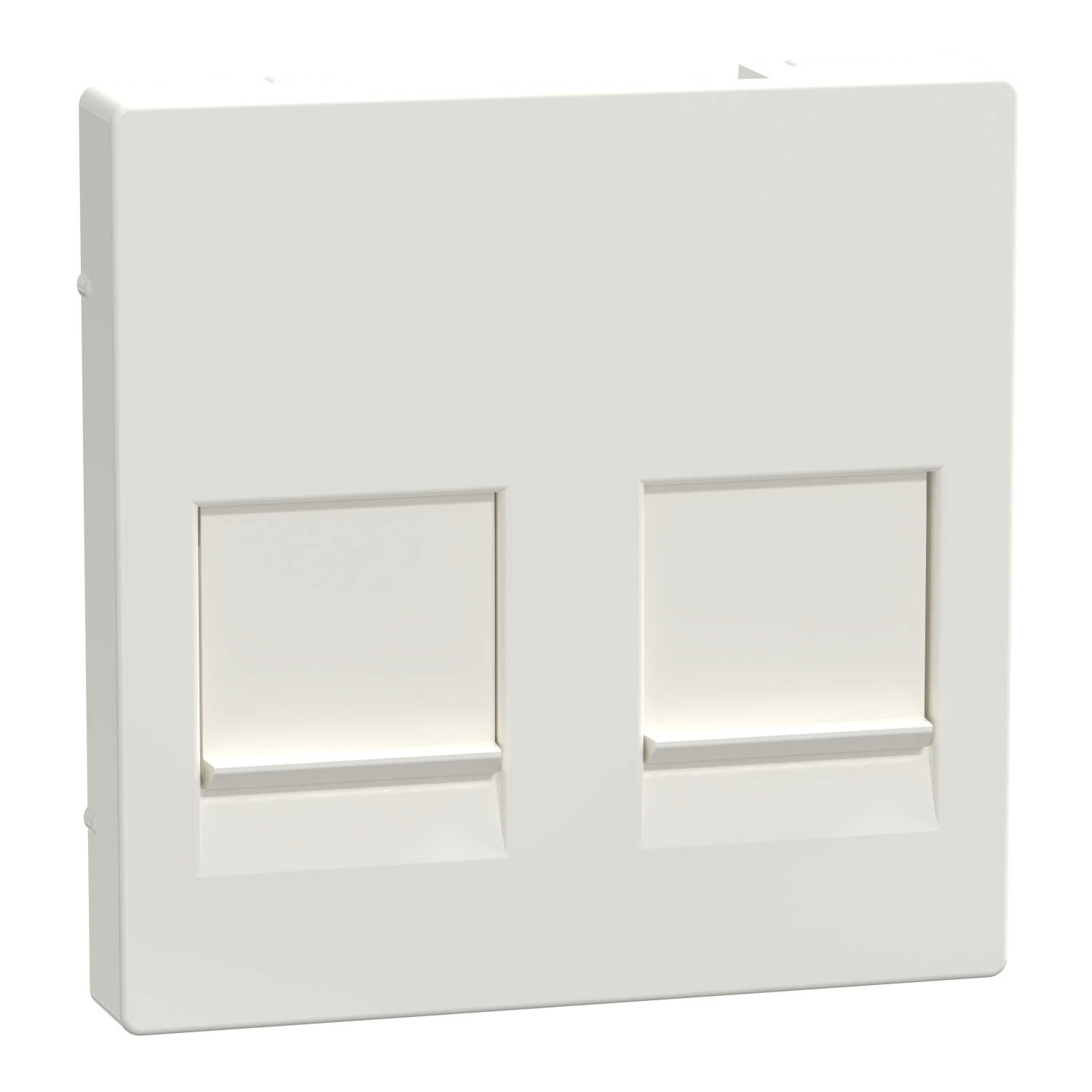 Merten MEG4562-0319 Zentralplatte 2f.pws/gl für Modular-Jack