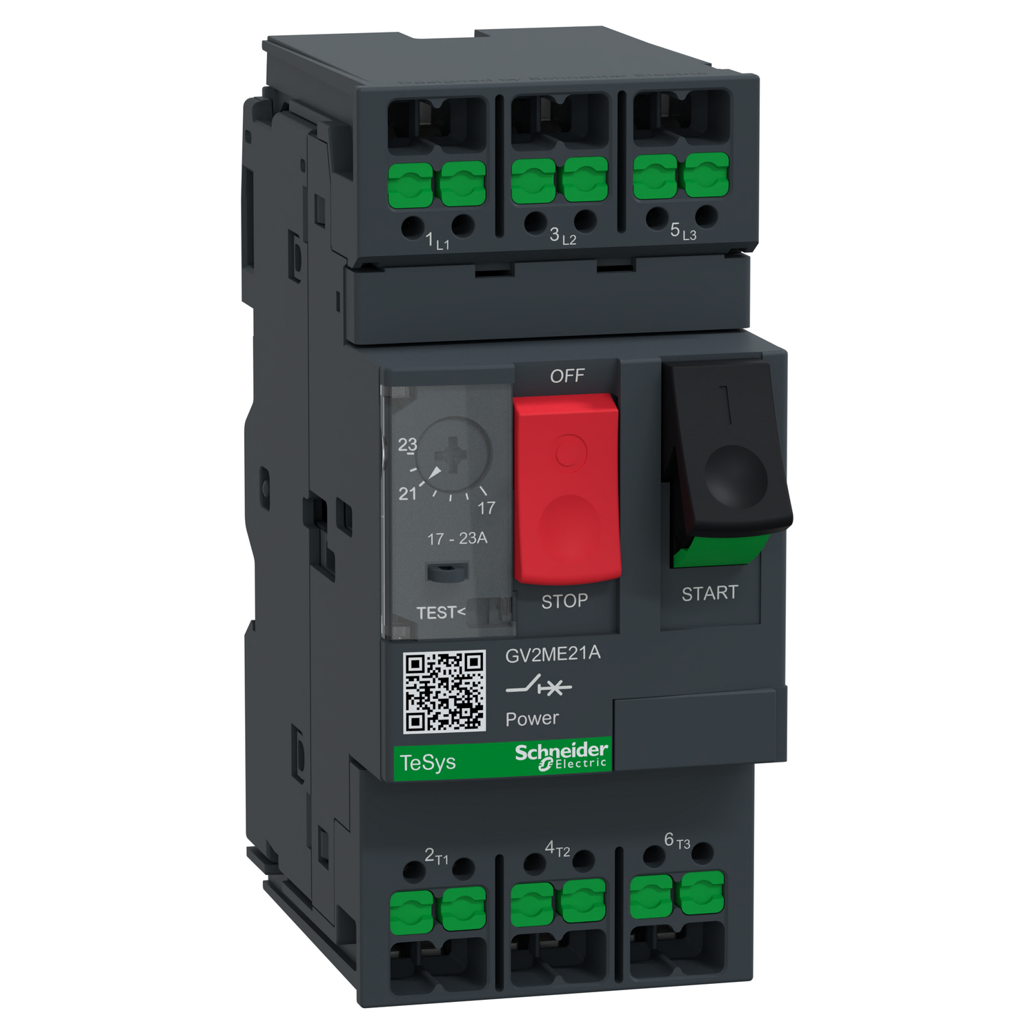 Schneider Electric GV2ME21A Motorschutzschalter 17-23A Snapin