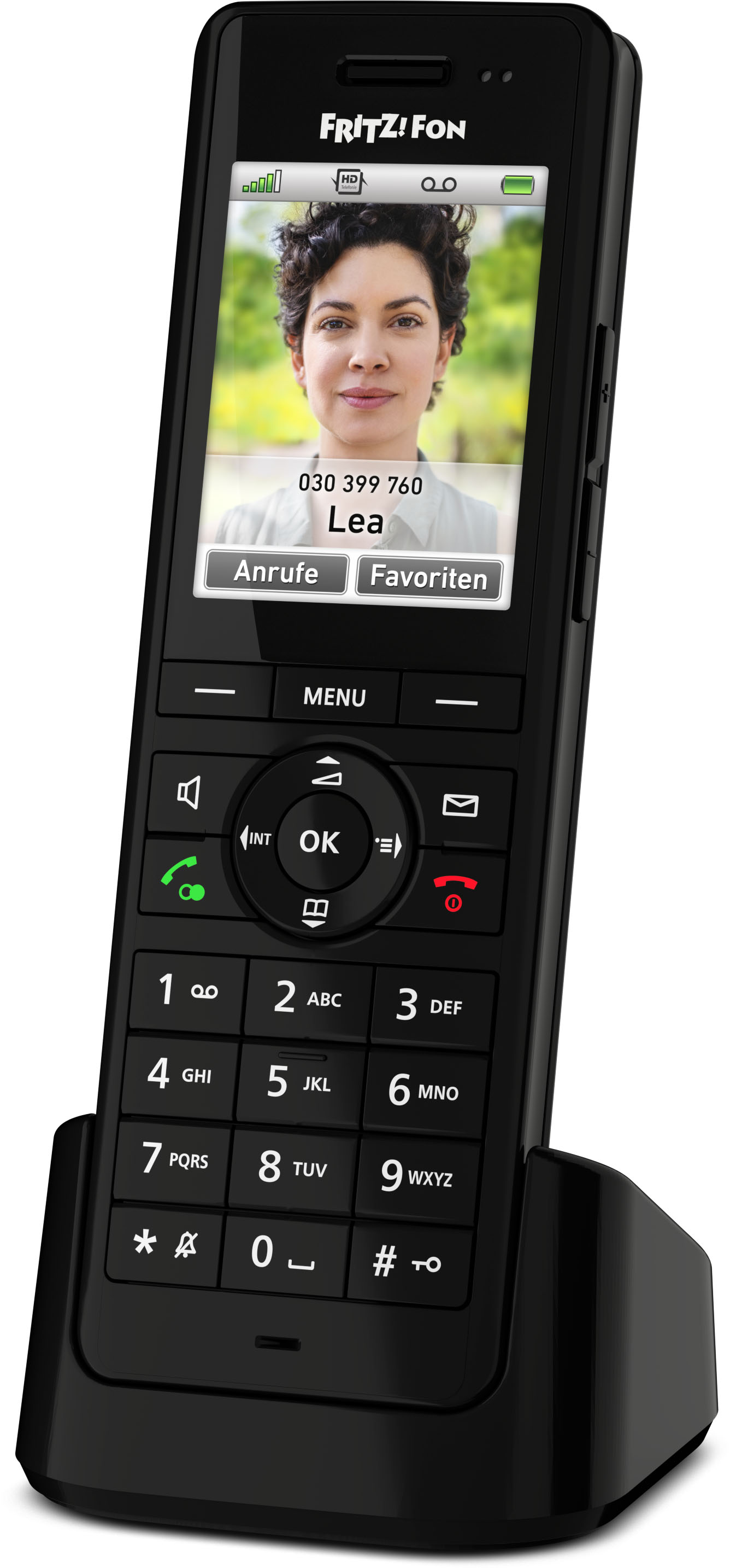 FRITZ FRITZ!Fon X6 schwarz DECT Telefon