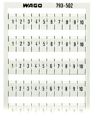 WAGO GmbH & Co. KG 793-502 WMB-Bezeichnungssystem W: 1-10 (10 x)