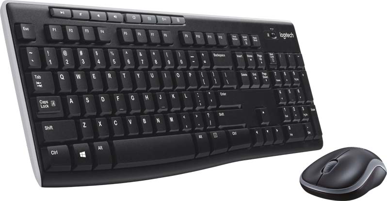 Logitech MK270 sw Tastatur/Maus Set USB,wireless,1000dpi