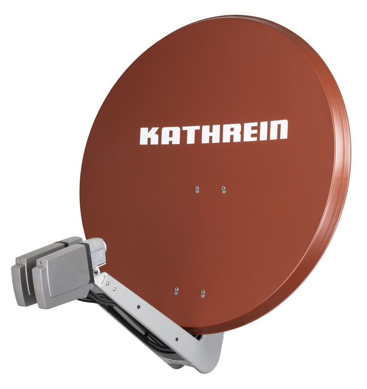 Kathrein CAS 90 ro Offset-Parabolantenne 90cm rotbraun