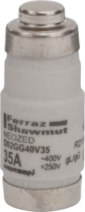 Mersen D02GG40V35 Sicherungseinsatz NEOZED D02 gG 35A/400V