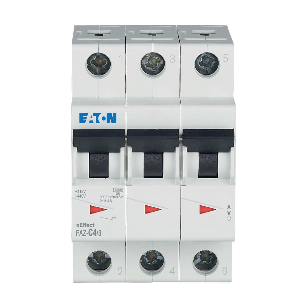 Eaton FAZ-C4/3 Leitungsschutzschalter C 4A, 3p
